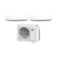 FUJITSU INVERTER SYSTEM 2 AIRSTAGE (DESIGN) AIRCON AOAH24CBTA3/ ASAH09CETA X 1 + ASAH12CETA X 1 - INSTALLATION INCLUDED