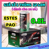 KEPLER 3000V SN 10W40 (0.8L) transmission oil tank, ESTER + PAO synthetic oil, smooth, cool, reduces