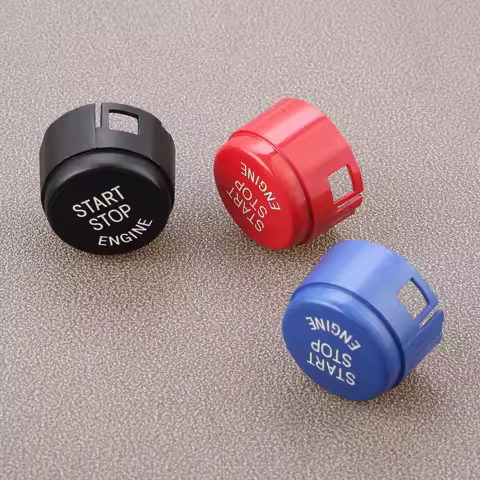 1Pc Black/Red/Blue Car Engine Start Stop Button Switch Cover for BMW 1-7 Series F20-F23 F30-F33 F10-