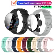 Garmin Forerunner 970 570 strap Silicone strap Sports wristband Garmin Forerunner 970 570 case Scree