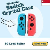(SG Local Seller) Crystal Clear Hard Case Joy-Con JoyCon Joy Con For Nintendo Switch / Nintendo Switch OLED