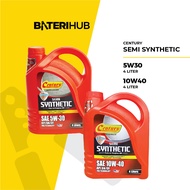 5W30 10W40 Century Semi-Synthetic Engine Oil Car (4L) BateriHub