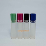 Roll On 8 Ml Clear Frossted Color Cap / Glass Roll On / Perfume Glass Bottle / Roll on Fresh Care / 