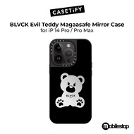 Casetify MagaaSafe Mirror Case for iP 14 Pro/ 14 Pro Max - BLVCK Evil Teddy
