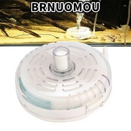 BRNUOMOU Aquarium Filter, Round Shape Ultra Thin Fish Tank Filter, Mini Filter Submersible Sponge Mi