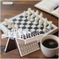 [wnuyjewf] Travel Chess Set 3D Printed Chess Book for Tournament Beginner Camping Trips