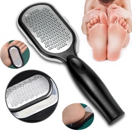 Foot File Stainless Steel Spa Pedicure Callus Remover Foot Care Rasp File With Plastic Handle
