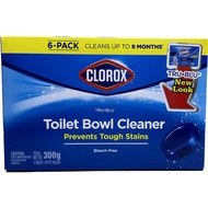 Clorox Automatic Toilet Bowl Cleaner Tru-Blu, 6S