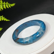 異像美國鳳凰松石手鐲56MM 高瓷油畫風玉化矽孔雀石手環 舒緩心情