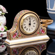 英國製wedgwood富貴黃金果園1992年精緻骨瓷時鐘座鐘