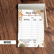 Artomaringi Invoice Note/ Invoice/ Custom Receipt/ 1 2 3 ply NF01E