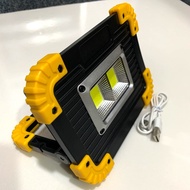 VSAFEMKT 20W COB Super Bright Portable Led Outdoor/Indoor Camping Rechargeable Flood Light 2x 18650 