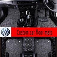 VW Golf Tiguan Touran POlo troc pass Sharan t-cross Jetta custom car floor mats