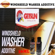 GETSUN Windshield Washer Additive Clear Water Mark Anti-Mist Cleaner Clear Windscreen Pencuci Cermin Besar Kereta 36ml