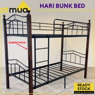 Atmua Furniture Hari Heavy Duty Besi Tebal Double Decker Bunk Bed Katil Besi 2 Tingkat Boleh Pisah 2