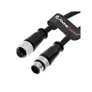 Alvin's Cables M12 A-Code 5 Pin Male to Female Extension Cable 49.2ft/15m