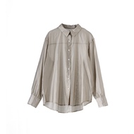 MUJI Japan Summer Lyocell Tencel Womens Shirt Sunscreen Coat New Long Sleeve Loose Cardigan Shirt 1 