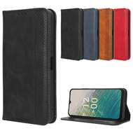 Suitable for Nokia C32 Phone Case Nokia C32 4G Phone Leather Case Magnetic Flip Card Retro Pattern C