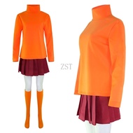 ZST Scooby Doo Velma Daphne Dinkley Adult cosplay Halloween role-playing costume cosplay Costume Sui
