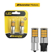 Avanstar Motors 2PCS 45LED Car Signal Light Thailook Bulb Replacement 1156/P21W/PY21W T20-7440/W21W