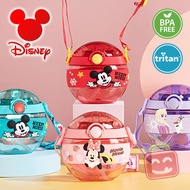Disney Tritan BPA Free Donut Drinking Bottle 420 ml School Children Kids Water Bottle Mickey Elsa Mi