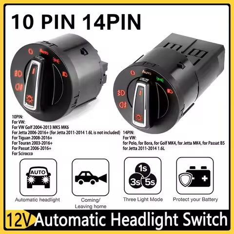 Light Sensor Module Practical Car Head Lamp Control Switch Sensor Module Auto Accessories for VW Gol