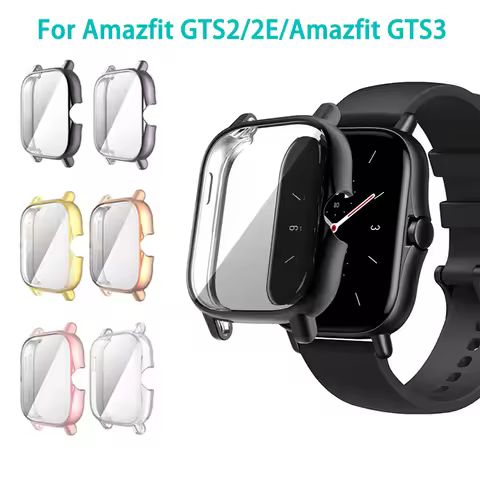 TPU Protective Cover For Amazfit GTS 2/GTS 3/GTS 4 Screen Protector Case For Huami Amazfit BIP 6/GTS