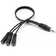 Audio Splitter Jack 3.5mm 1 Input 3 Output Adapter Headset Kabel Cabang Audio