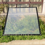 [YIJU] Patio Plant Canopy Waterproof Sunshade Cover Sunblock Thick Clear 1x1m