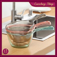 LB - TRANSPARENT AESTHETIC BATH BAUER ANTI-BREAKBENING, MULTIPURPOSE WATER BAUER, BABY BATH BAUER, M