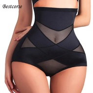 BESTCORSE Breathable High Waist Panty Girdle For Tummy Silk Slimming Panty Waist Trainer Girdle Pant