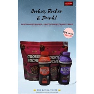 2 PACK COOKIES ROCHER + 2 DRINKS BARISTA BROS