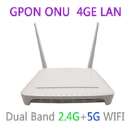 1pcs F673AV9 Dual band 4GE+2usb 5G WIFI 97% new ONU Gpon Fiber modem FTTH F673a v9 ONT English Firmw