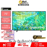 ( Delivery for Johor Bahru JB only ) SAMSUNG 75'' 85" inch Crystal UHD 4K Smart LED TV UA75CU8000KXXM | UA85CU8000KXXM CU8000 | LED TV | Television