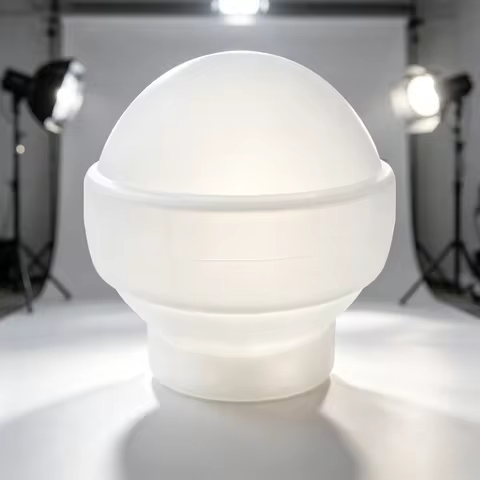 AK-R22 Silicone Diffusion Dome for Godox V1 V1Pro V100 AD100Pro AD200Pro H200R Flash Soft Light Modi
