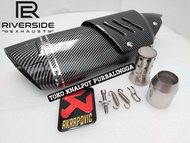 KNALPOT AKRAPOVIC EVOLUTION LINE IMPORT TAIWAN CBR 250 CBR 150 R15 GSX CB 150R VIXION NMAX AEROX ADV