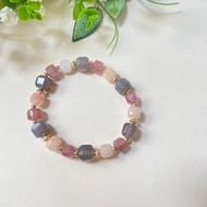 情人節。安神。招好人緣。櫻花瑪瑙/煙紫瑪瑙/草莓晶