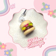 NOSTALGIFTS BY RICE Classic Burger Handmade Keychain