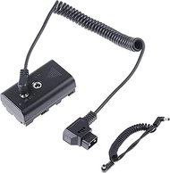 Fotga Power Adapter NP-F Dummy Battery Replacement of NP-F960 /750/770/970 w/D-tap Input and DC Outp