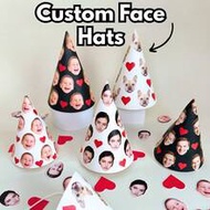 Custom Adult Party Hats,Bachelorette Party Hats,20th 30th 40th 50th 60th 70th Birthday Decor,Persona