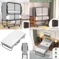 Adult Portable Folding Bed With Memory Foam Mattress - Compact Rollaway Cot For Guests Customer Favo