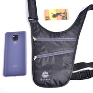 2023 New Fashion version travel waist bag for men and women armpit anti-theft passport documents mon