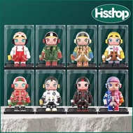 Popmart MEGA 400% 1000% Molly Astronaut Acrylic Display Case ,Figure Dustproof display case