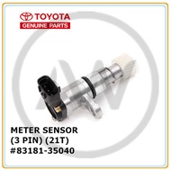Original Toyota Hiace LH113 RZH112 Speedometer Speed Meter Gear Sensor (3 Pin) (21T) (83181-35040)