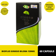 BIOPLUS GINKGO BILOBA 120MG 60'S