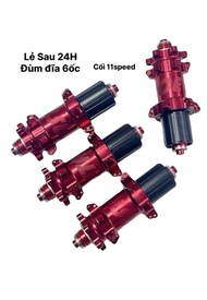 Đùm đĩa lẻ sau 6ốc 24lỗ căm - Đùm Fastace nhập taiwan đùm căm thẳng dành cho xe đạp