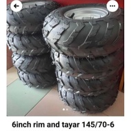 atv 6 inch tayar new price for 1 pcs