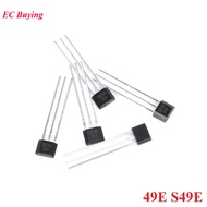 10pcs 49E Hall Element OH49E SS49E Hall Effect Sensor Linear Switch