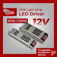 DFS LED 12V 60W 100W Driver for 12V COB LED Strip Light