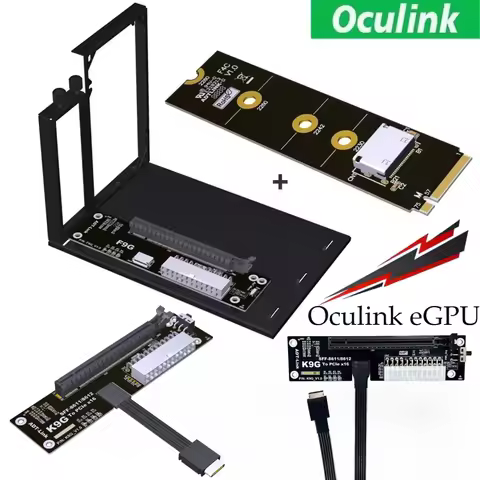 ADT PCIe 5.0 K9G 128Gbps OcuLink Laptop External Graphics Card GPU Dock Notebook GEN5 SFF-8611 OcuLi